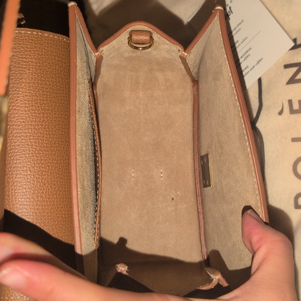 Polene Mini Numero Sept Camel Grained Leather - Picture 6 of 7
